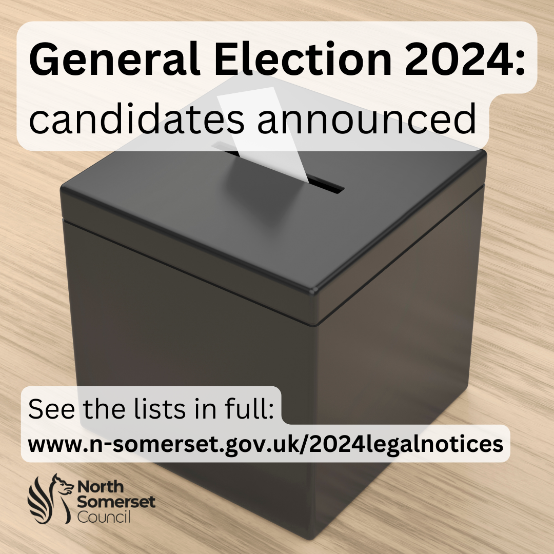 Candidates standing in General Election 2024 North Somerset Council